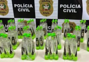 frascos de lança-perfume são apreendidos